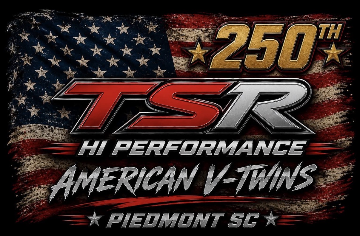 TSR Hi Performance American V-Twins, Piedmont SC — 250th anniversary logo